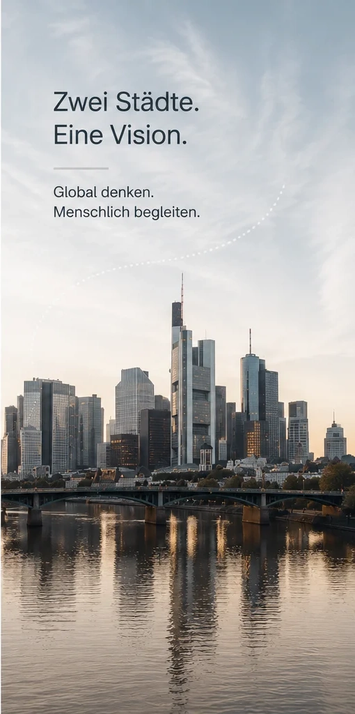 Two cities, one vision — Frankfurt skyline